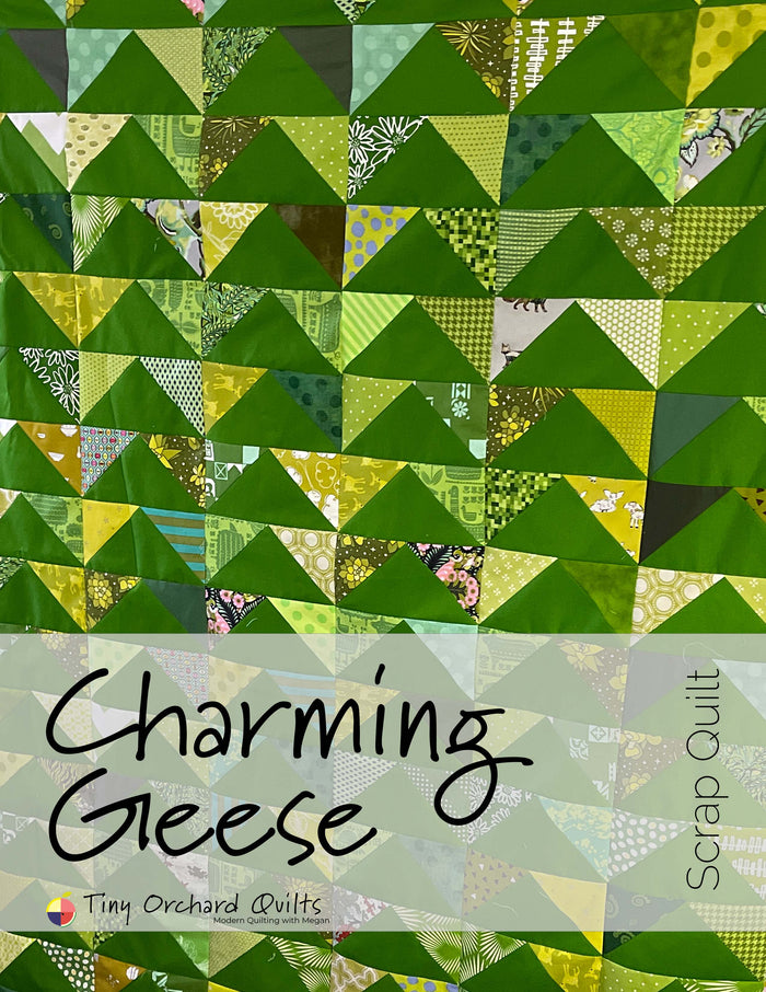 Charming Geese Scrap Quilt
