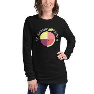 Tiny Orchard Quilts Logo Longsleeve Tee--Dark Colors